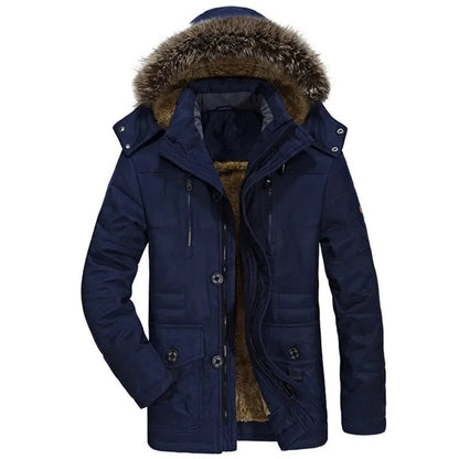 Moxley™ | Luxe Winter Cotton Jacket with Elegant Hood