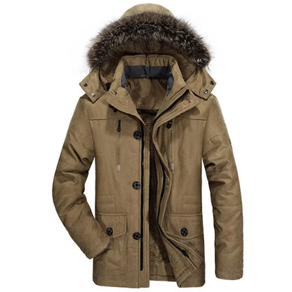 Moxley™ | Luxe Winter Cotton Jacket with Elegant Hood