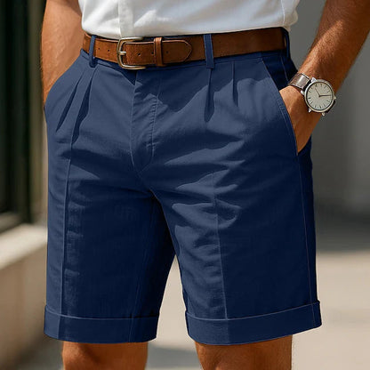 Moxley™ Leo | Pleated Summer Bermuda Shorts